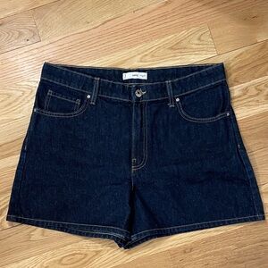 Mango Dark Blue Denim Women’s Shorts size 10